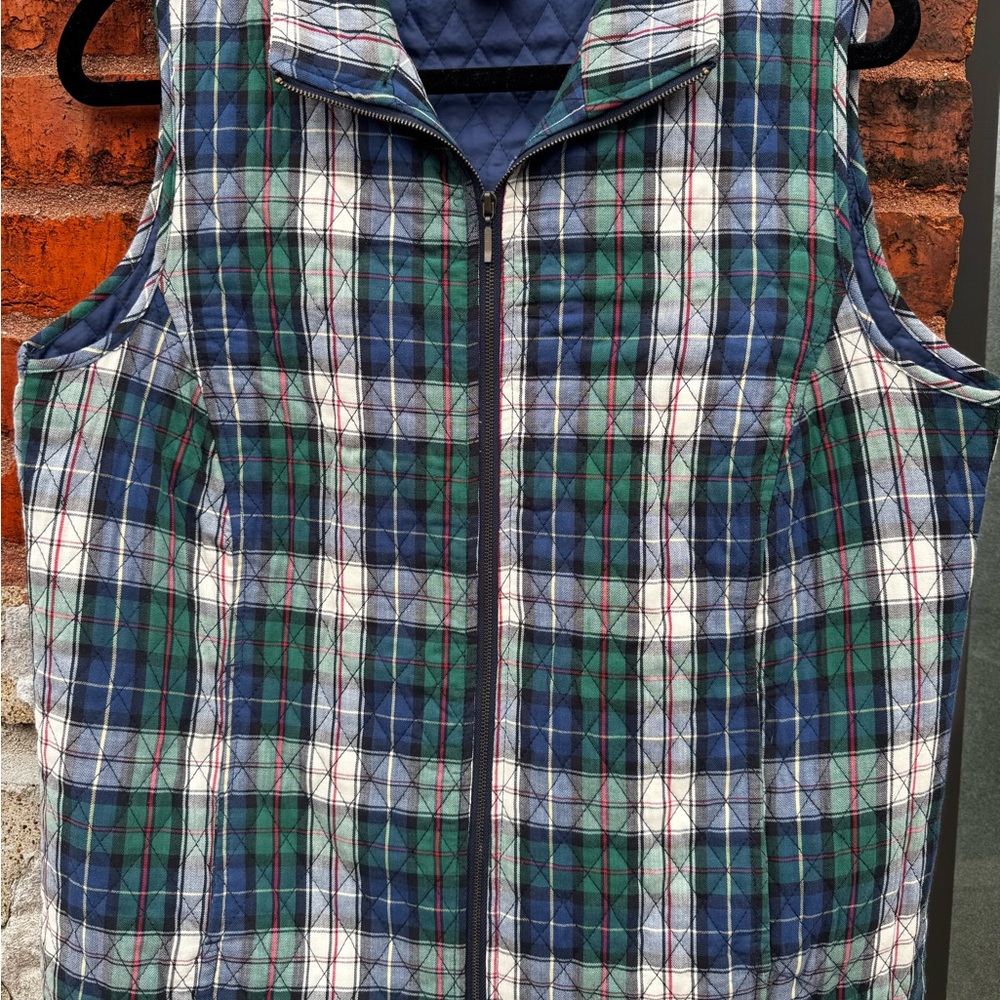 Southern lady Plaid Vest Vintage Size Medium
